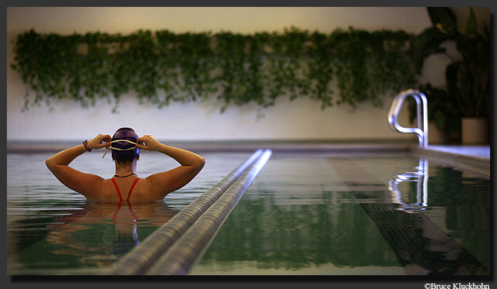 Photo of lap swimmer