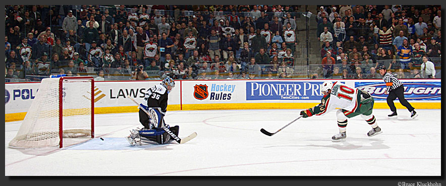 photo of Marian Gaborik scoring a goal