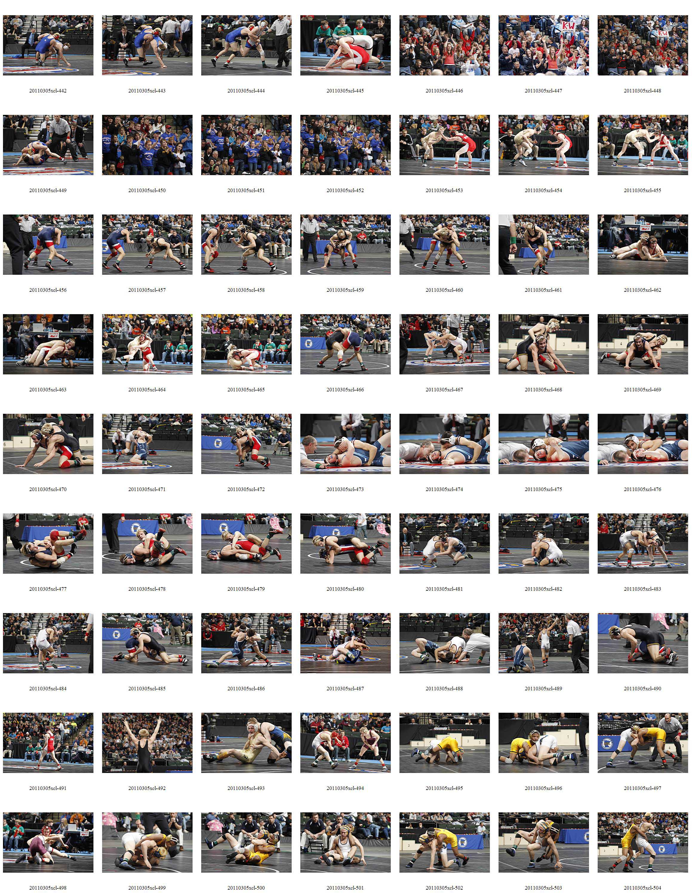 photo of recent work in a contact sheet