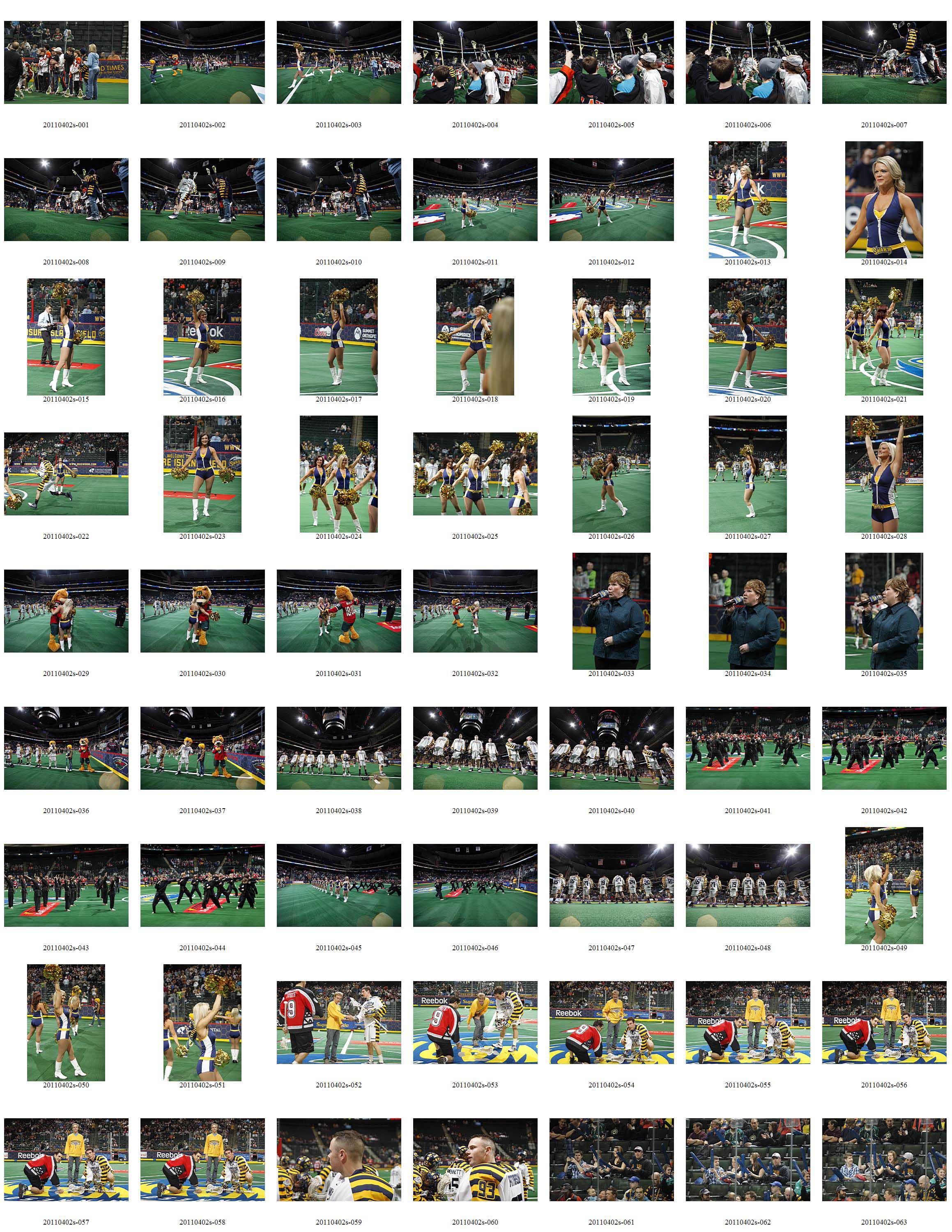 photo of recent work in a contact sheet