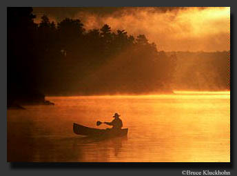 photo of Canoeist in BWCA