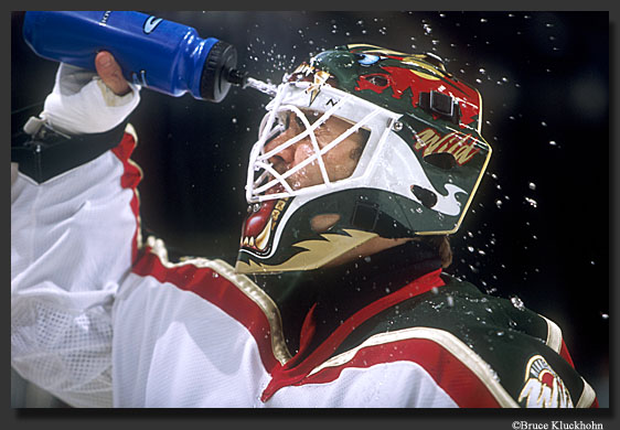 photo of manny fernandez cooling off.