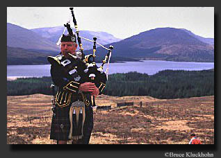 Photo of bagpiper